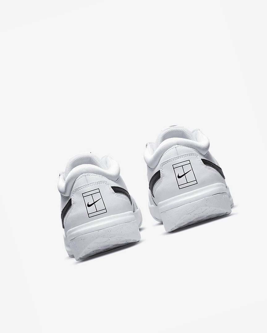 White / Black Nike Court Zoom Lite 3 Men's Tennis Shoes | CA_2308