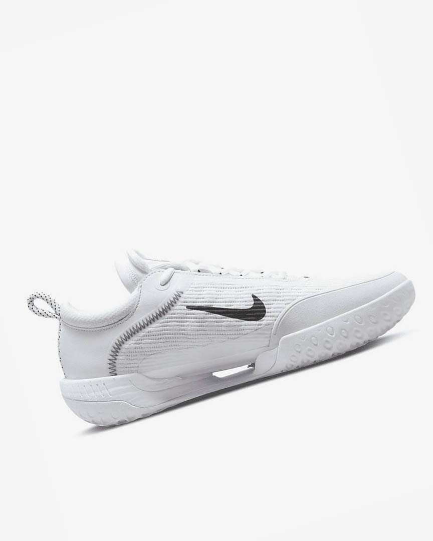 White / Black Nike Court Zoom NXT Men's Tennis Shoes | CA_3023