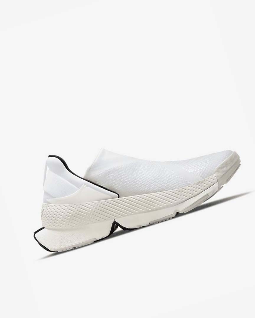 White / Black Nike Go FlyEase Men's Sneakers | CA_2647