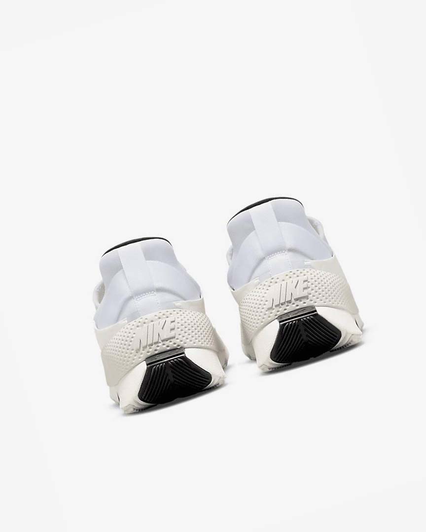 White / Black Nike Go FlyEase Men's Sneakers | CA_2647