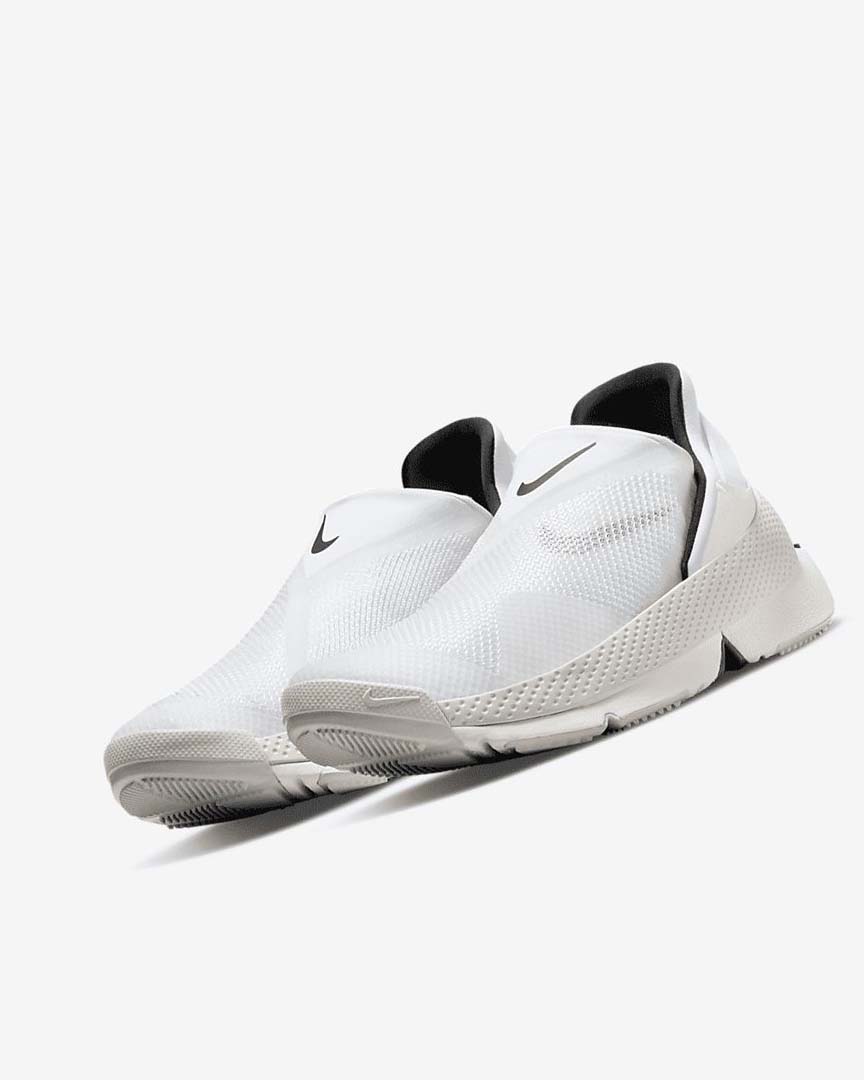 White / Black Nike Go FlyEase Women's Sneakers | CA_2592