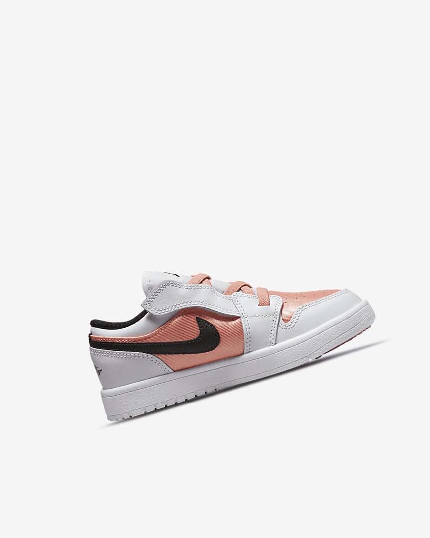 White / Black Nike Jordan 1 Low Alt Boys' Shoes | CA_2244