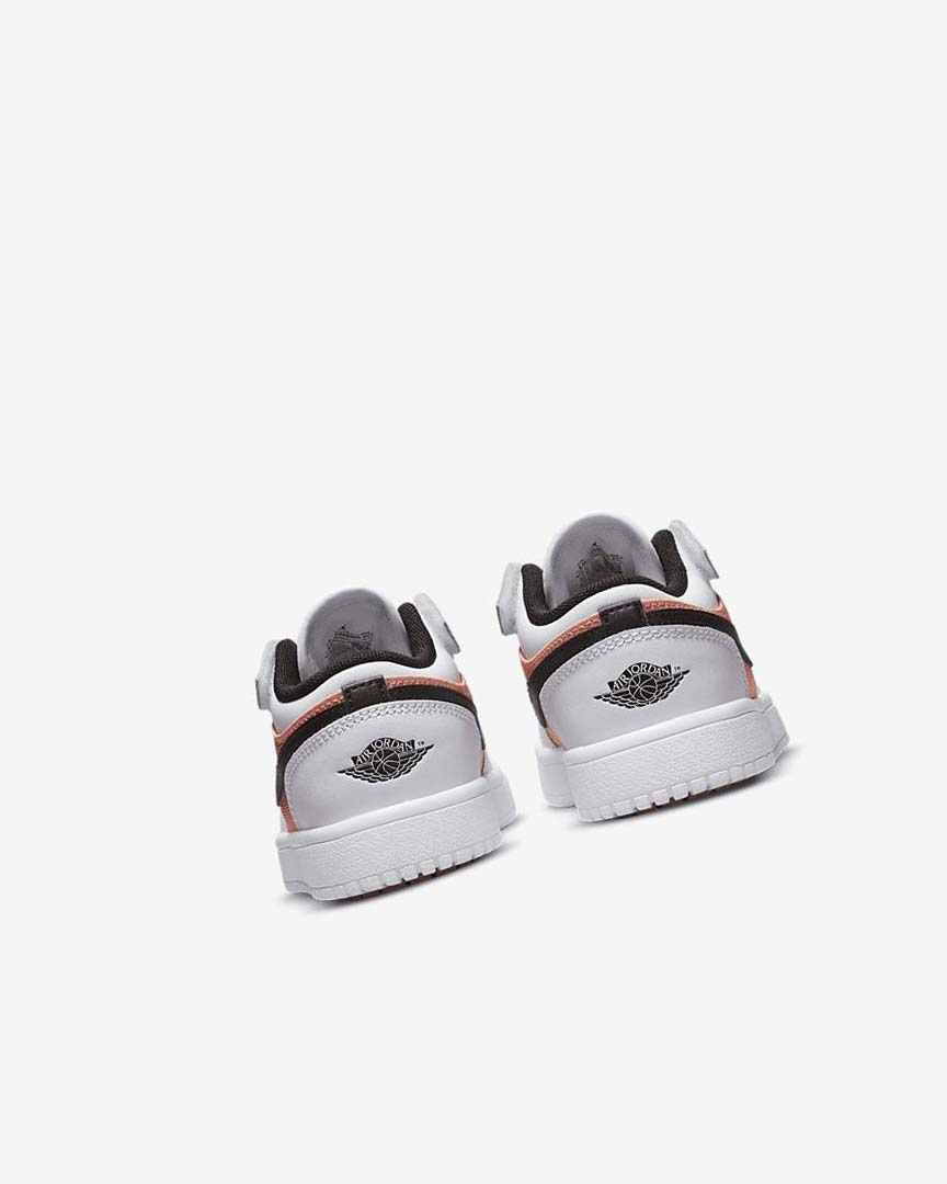 White / Black Nike Jordan 1 Low Alt Boys' Shoes | CA_2244