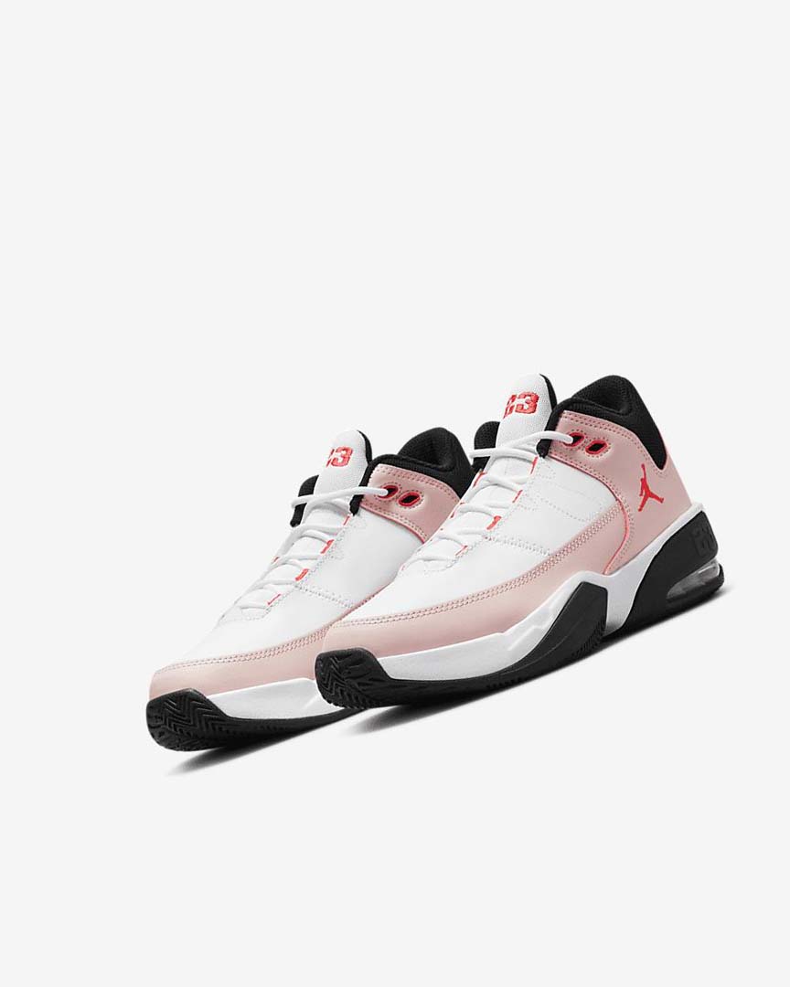 White / Black Nike Jordan Max Aura 3 Boys' Basketball Shoes | CA_4762