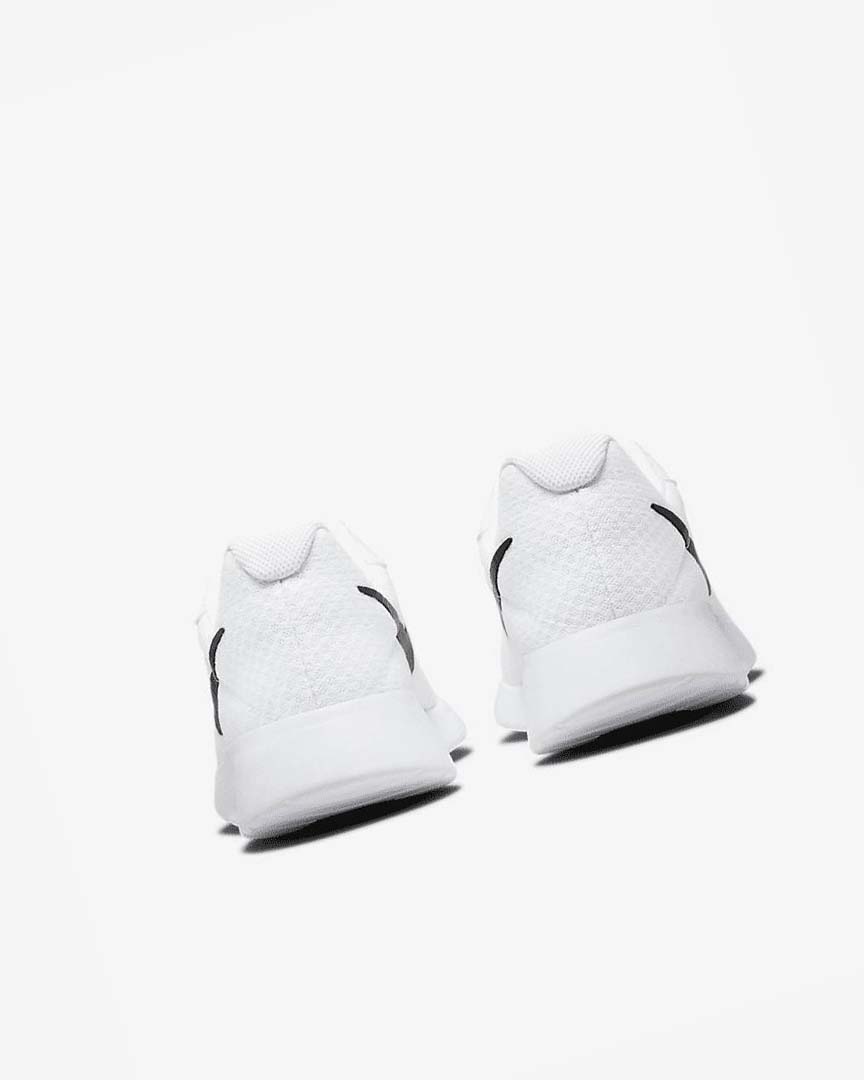 White / Black Nike Tanjun Men's Sneakers | CA_4545