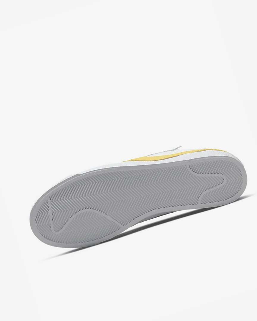 White / Black / Orange Nike Blazer Low Jumbo Men's Sneakers | CA_2583