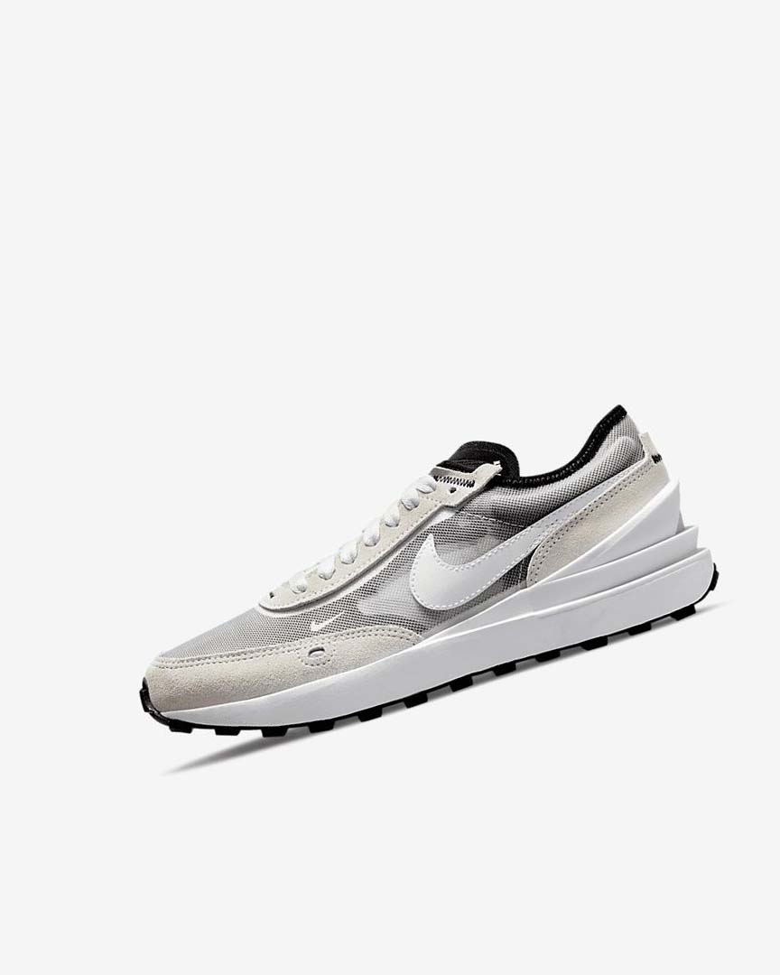 White / Black / Orange / White Nike Waffle One Boys\' Sneakers | CA_2249