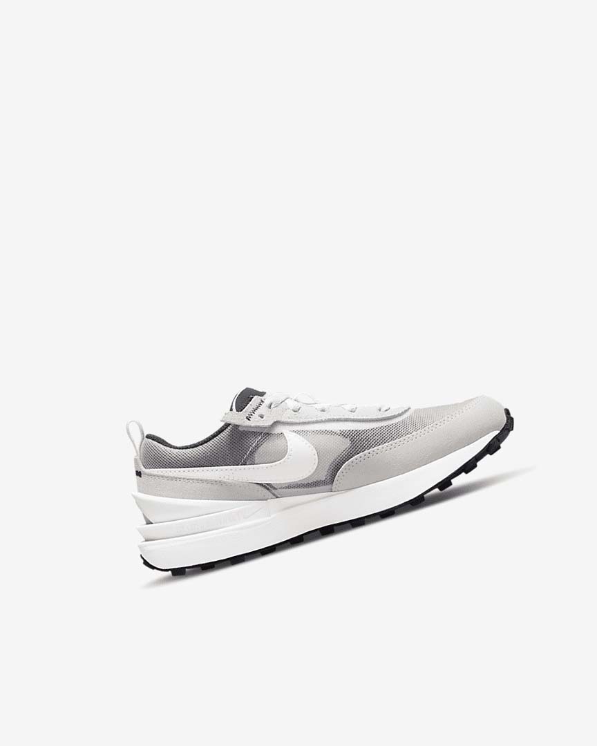 White / Black / Orange / White Nike Waffle One Girls' Sneakers | CA_2327