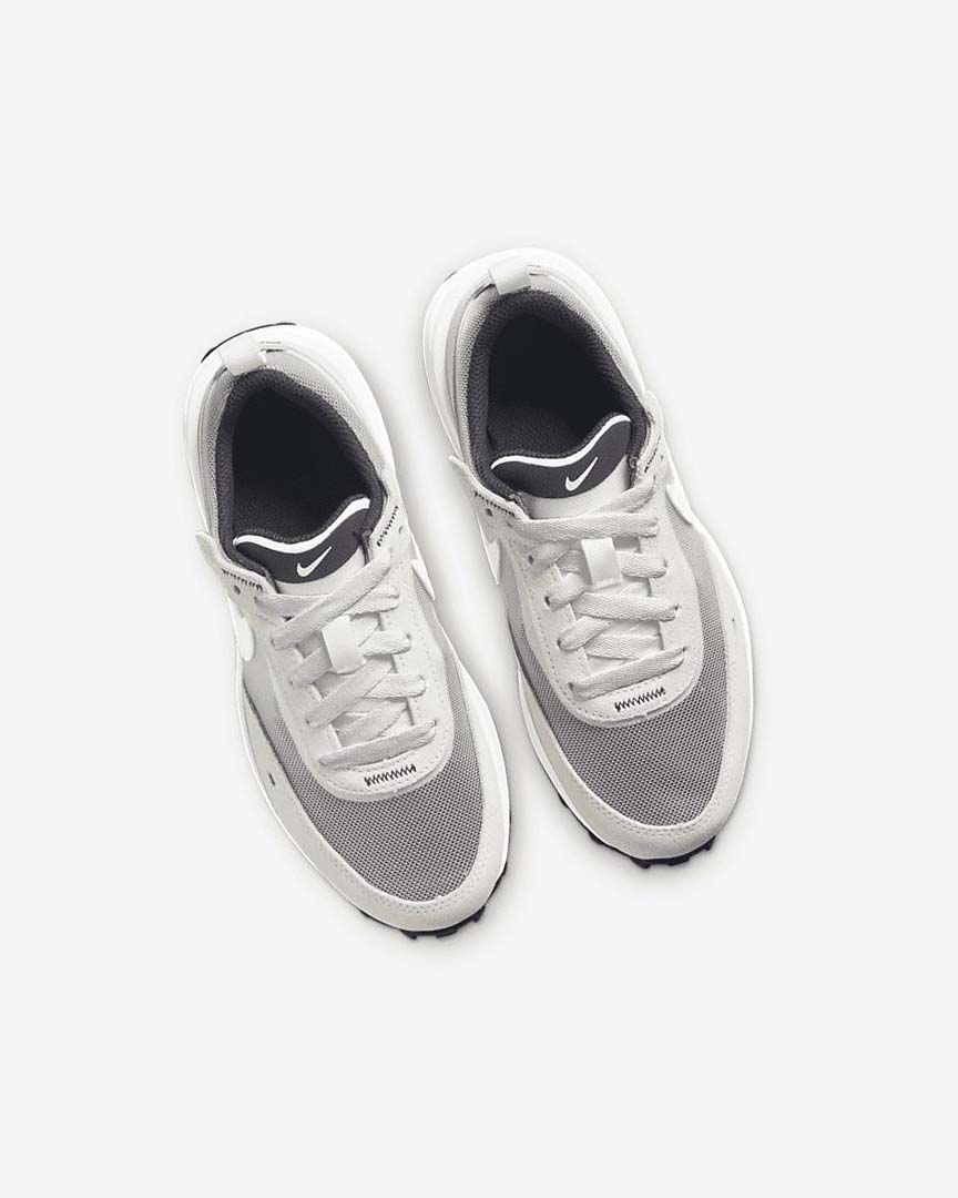 White / Black / Orange / White Nike Waffle One Boys' Sneakers | CA_2704