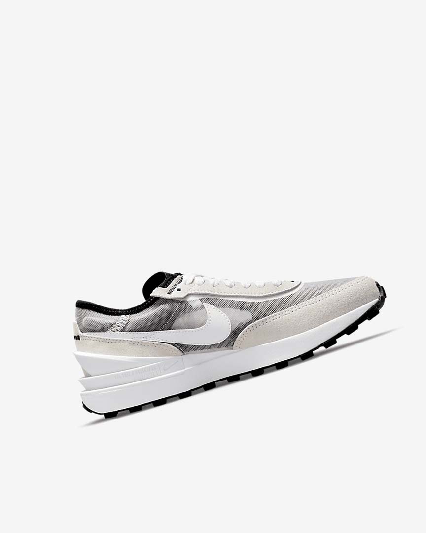 White / Black / Orange / White Nike Waffle One Girls' Sneakers | CA_2839