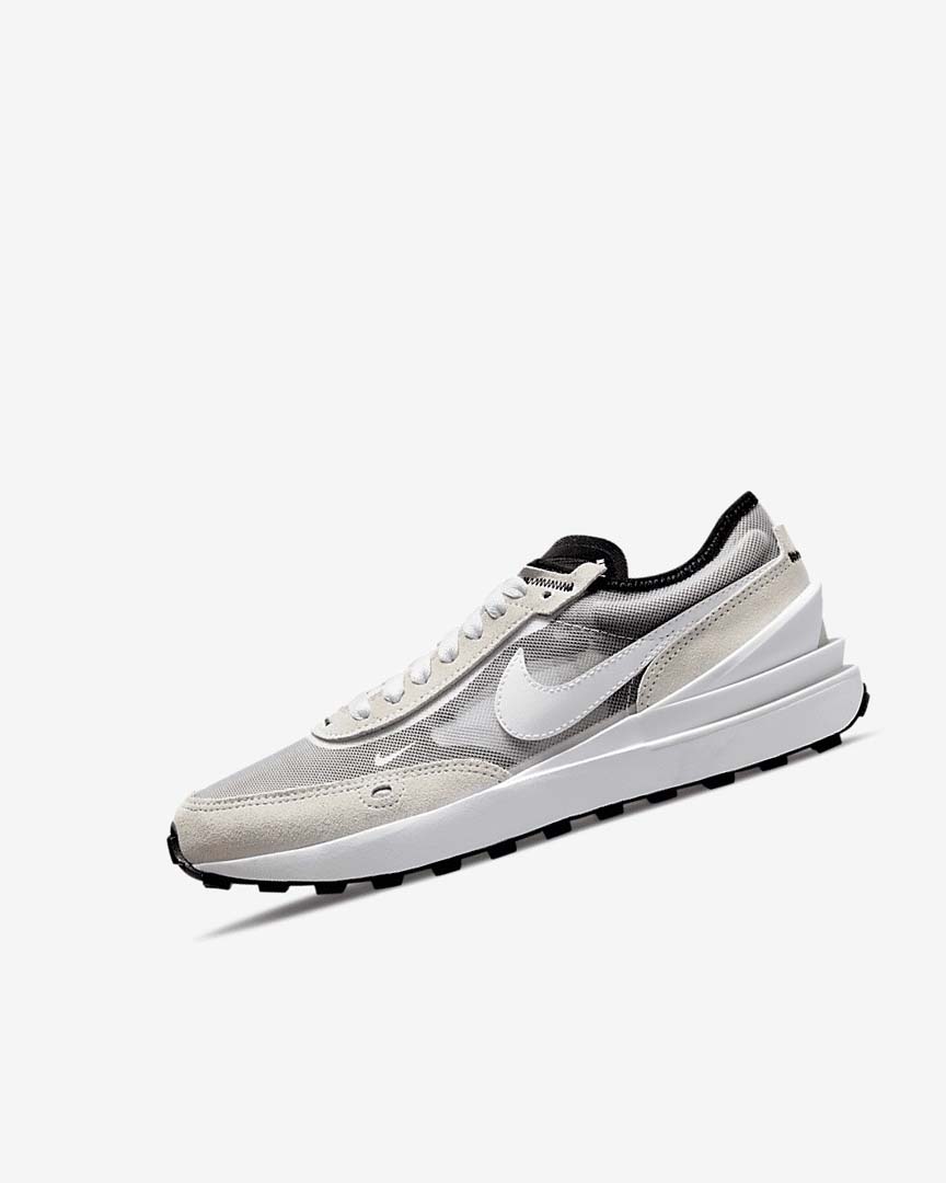 White / Black / Orange / White Nike Waffle One Girls\' Sneakers | CA_2839