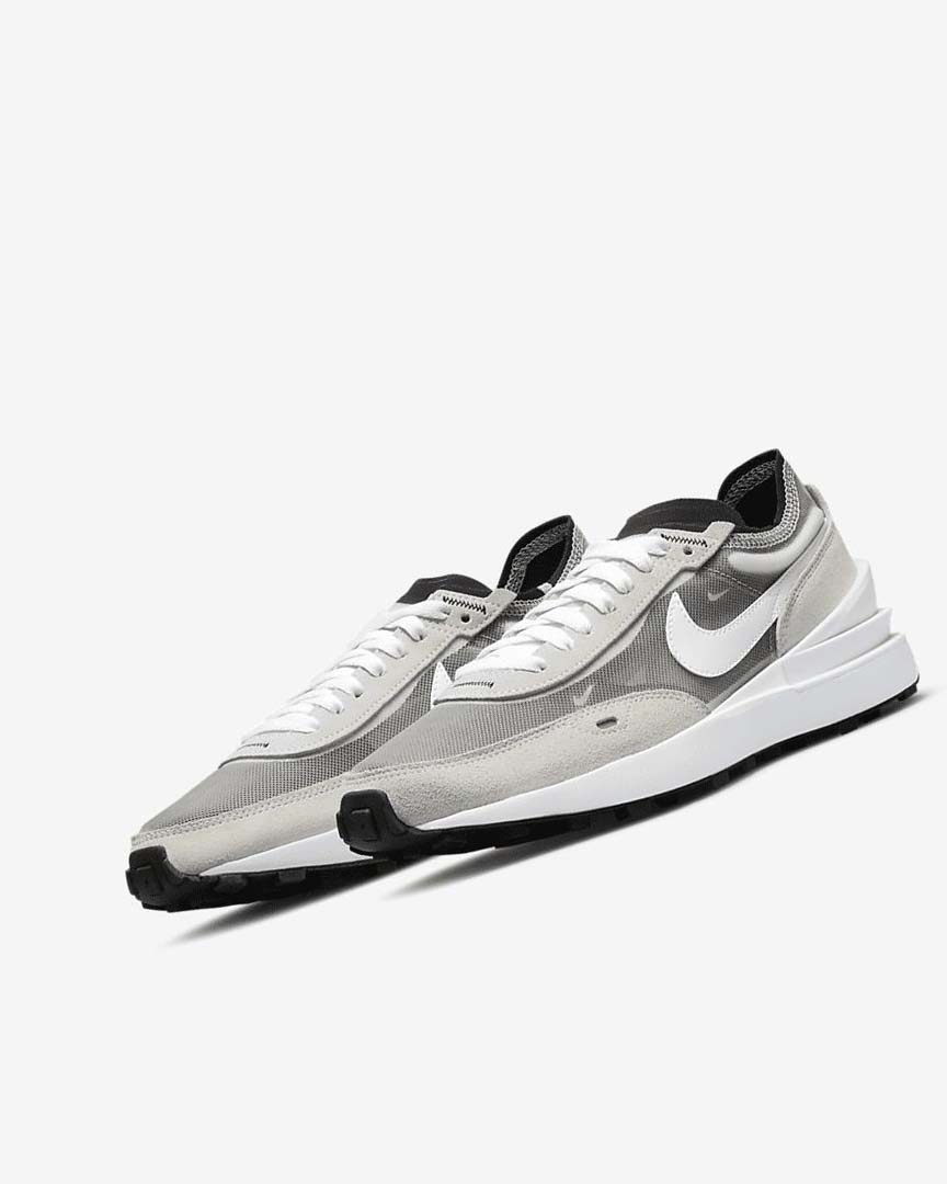 White / Black / Orange / White Nike Waffle One Women's Sneakers | CA_5061