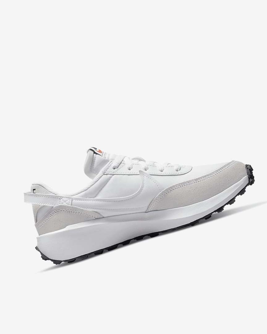 White / Black / Orange / White Nike Waffle Debut Women's Sneakers | CA_5369