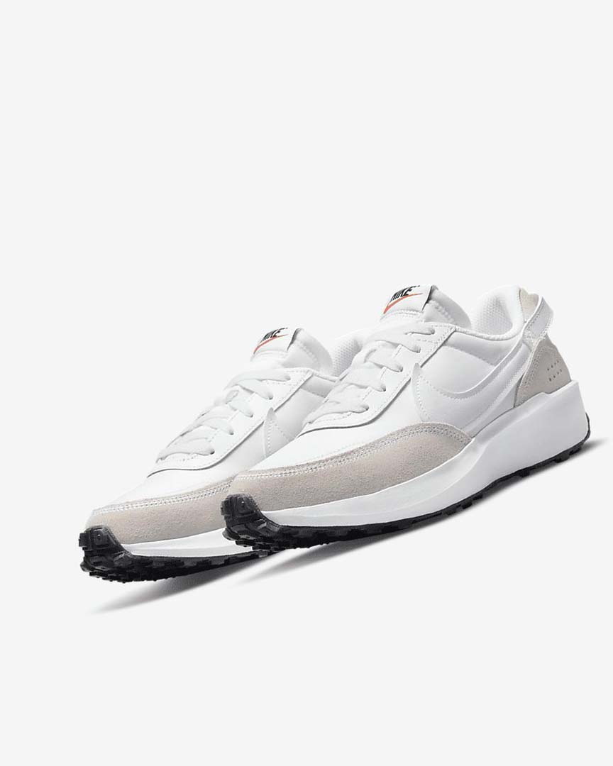 White / Black / Orange / White Nike Waffle Debut Women's Sneakers | CA_5369
