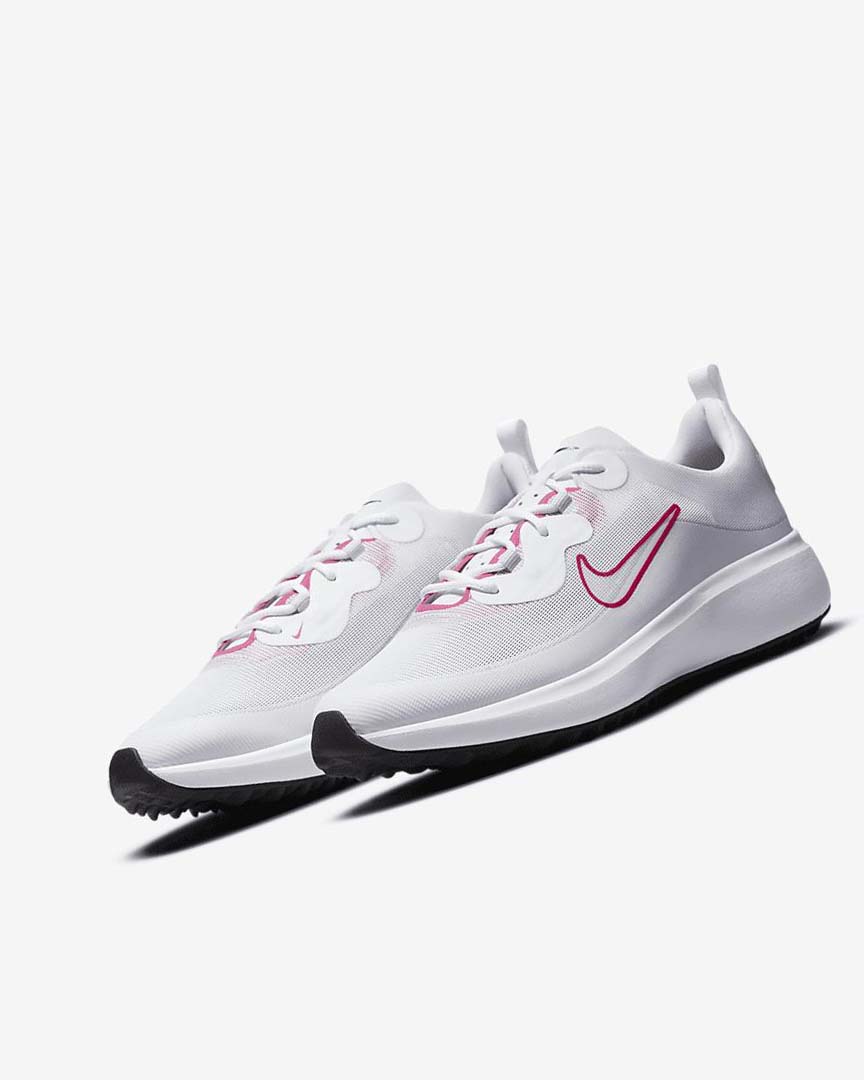 White / Black / Pink Nike Ace Summerlite Women's Golf Shoes | CA_2614