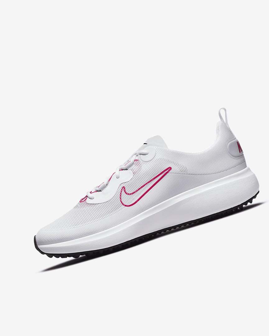White / Black / Pink Nike Ace Summerlite Women\'s Golf Shoes | CA_2614