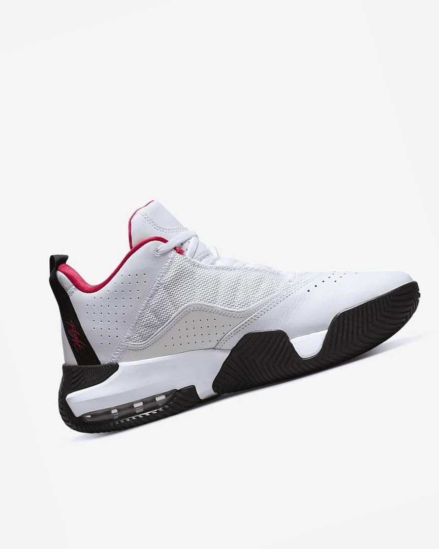 White / Black / Pink Nike Jordan Stay Loyal Men's Basketball Shoes | CA_2727