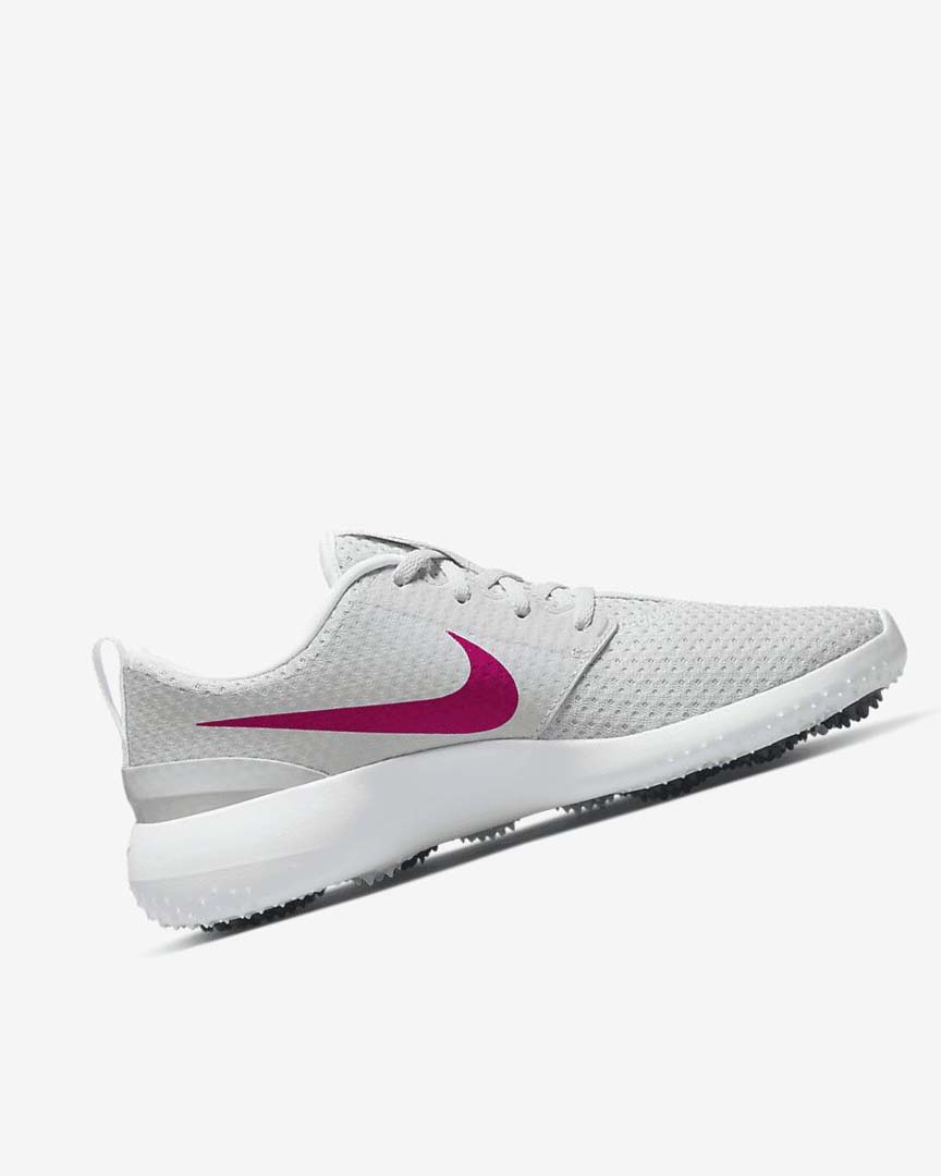 White / Black / Pink Nike Roshe G Women's Golf Shoes | CA_2961