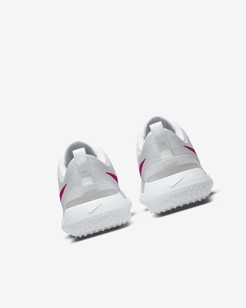 White / Black / Pink Nike Roshe G Women's Golf Shoes | CA_2961