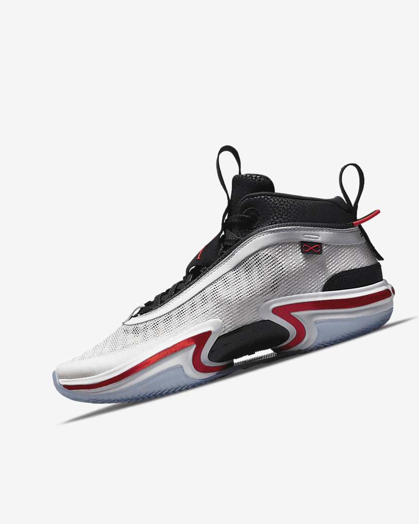 White / Black / Red Nike Air Jordan XXXVI \'Psychic Energy\' Men\'s Basketball Shoes | CA_5110