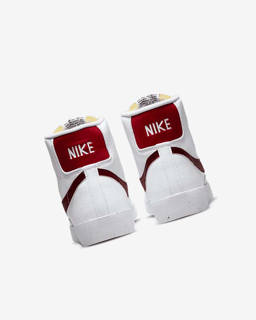 White / Black / Red Nike Blazer Mid '77 Next Nature Women's Sneakers | CA_4546