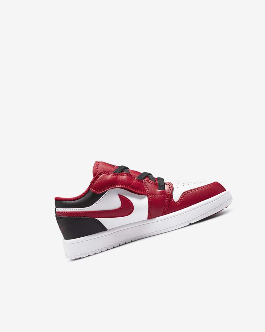 White / Black / Red Nike Jordan 1 Low Alt Boys' Shoes | CA_5472