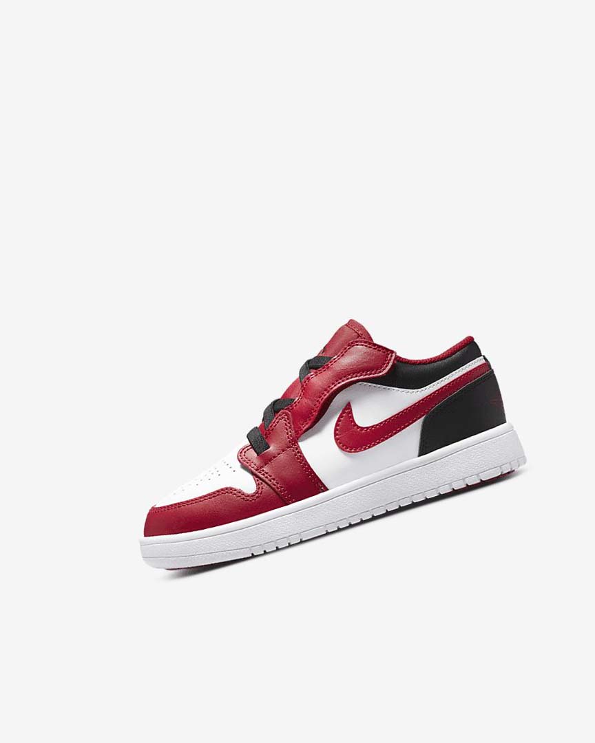 White / Black / Red Nike Jordan 1 Low Alt Boys\' Shoes | CA_5472
