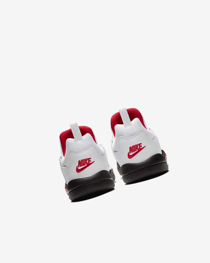 White / Black / Red Nike Jordan 5 Retro Little Flex Boys' Shoes | CA_4514