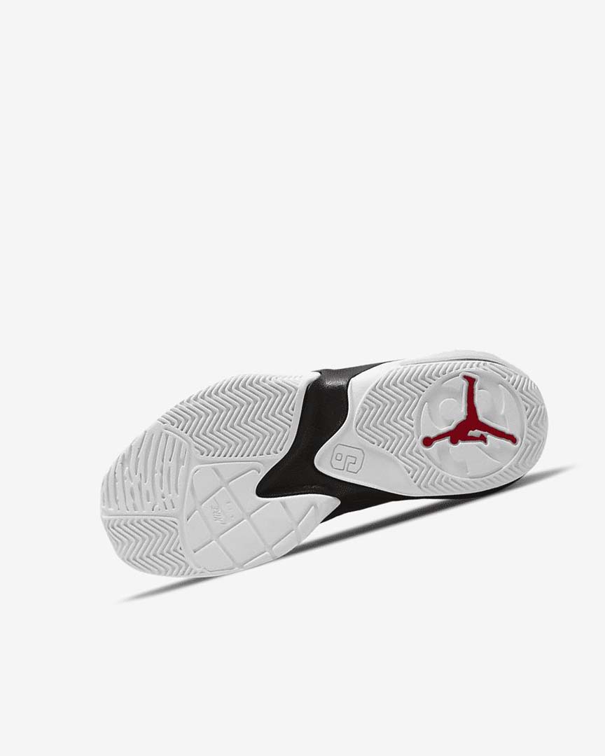 White / Black / Red Nike Jordan Max Aura 3 Boys' Basketball Shoes | CA_1107