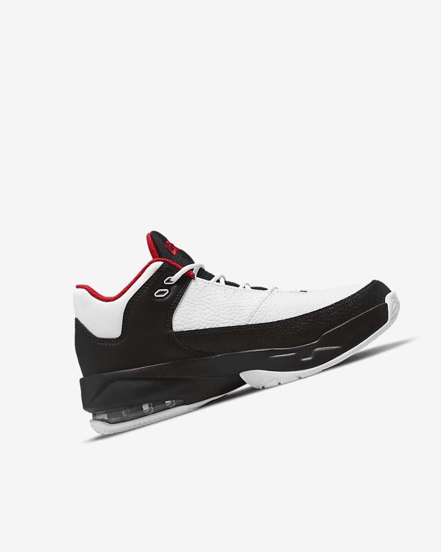 White / Black / Red Nike Jordan Max Aura 3 Boys' Basketball Shoes | CA_1107