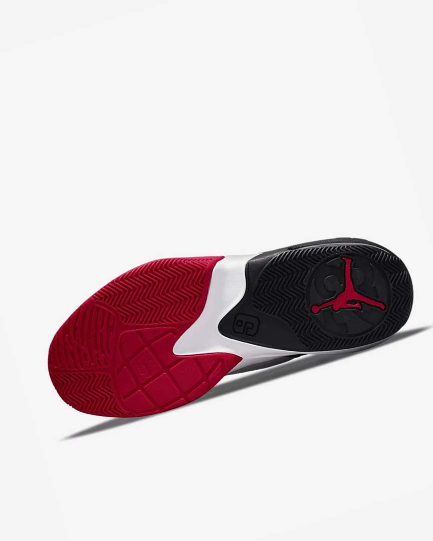 White / Black / Red Nike Jordan Max Aura 3 Men's Basketball Shoes | CA_2774