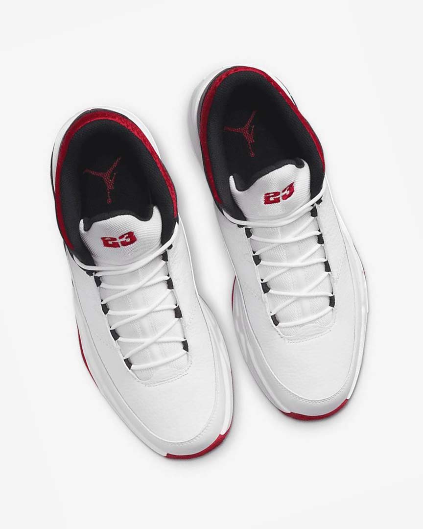 White / Black / Red Nike Jordan Max Aura 3 Men's Basketball Shoes | CA_2774