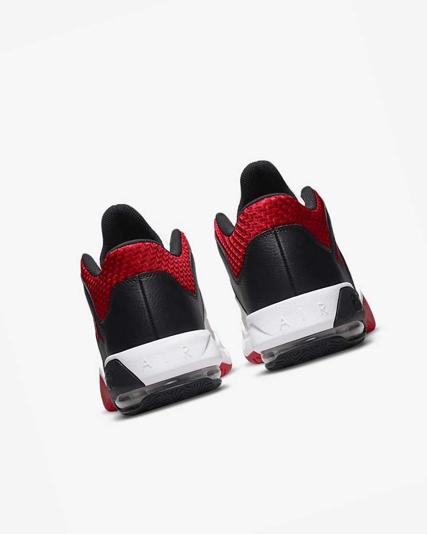 White / Black / Red Nike Jordan Max Aura 3 Men's Basketball Shoes | CA_2774
