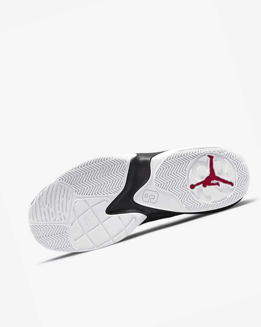 White / Black / Red Nike Jordan Max Aura 3 Men's Basketball Shoes | CA_2854