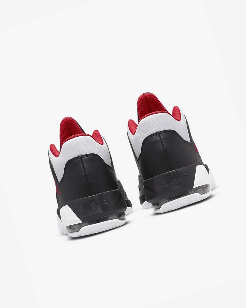 White / Black / Red Nike Jordan Max Aura 3 Men's Basketball Shoes | CA_2854