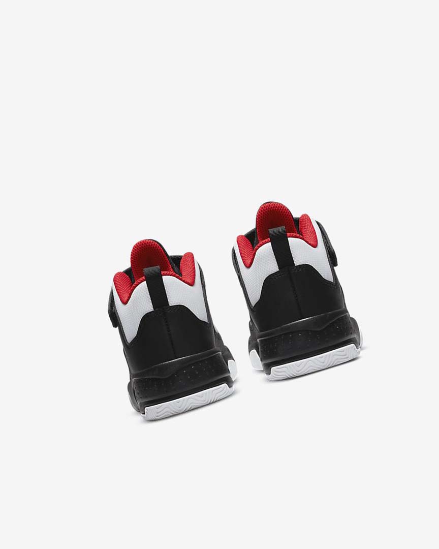 White / Black / Red Nike Jordan Max Aura 3 Boys' Basketball Shoes | CA_3225