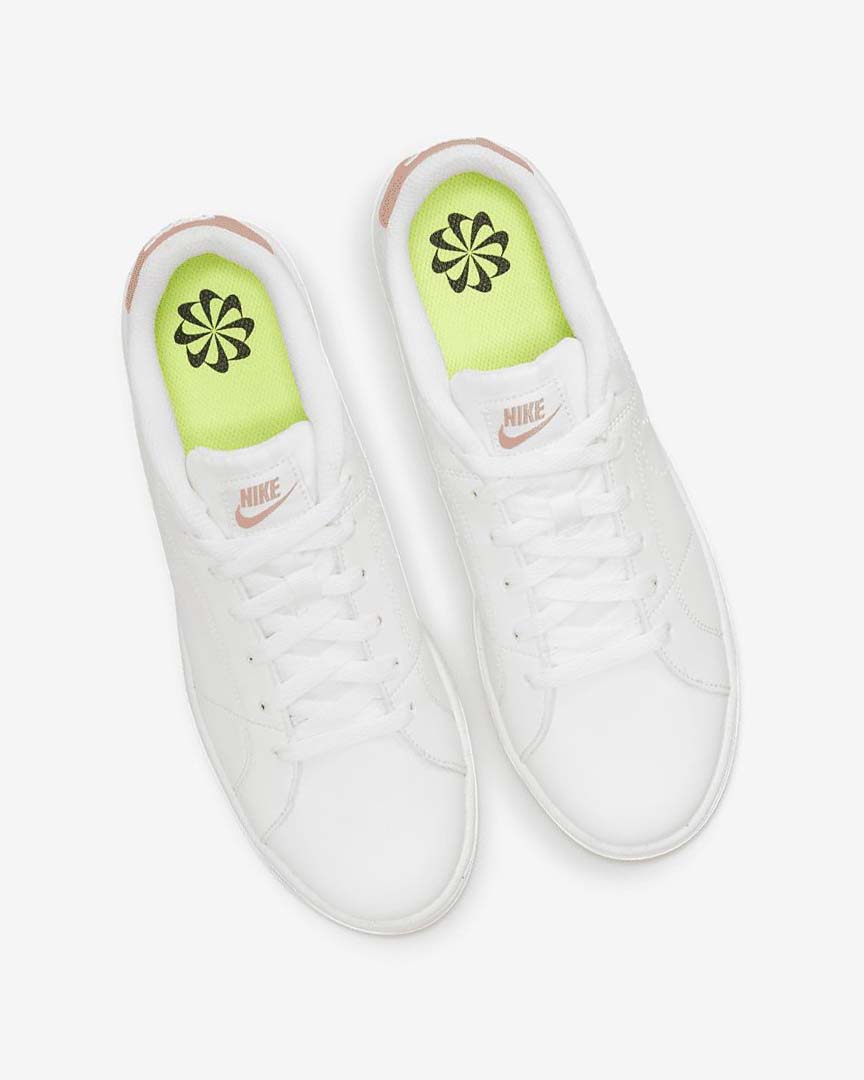 White / Black / Rose Nike Court Royale 2 Next Nature Women's Sneakers | CA_4812