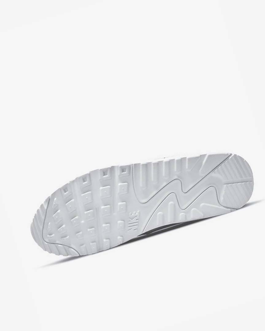 White / Black / Royal Nike Air Max 90 Men's Casual Shoes | CA_2855