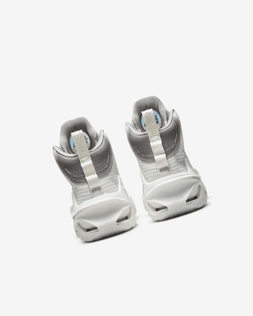 White / Black / White Nike Air Zoom G.T. Jump Women's Basketball Shoes | CA_4916