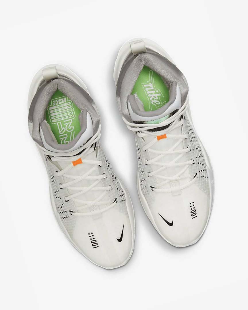 White / Black / White Nike Air Zoom G.T. Jump Men's Basketball Shoes | CA_5163