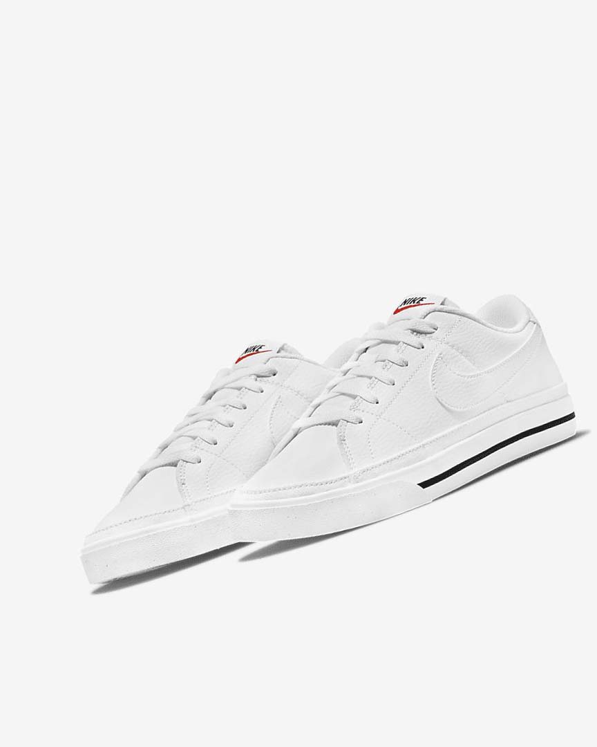 White / Black / White Nike Court Legacy Next Nature Women's Sneakers | CA_4943