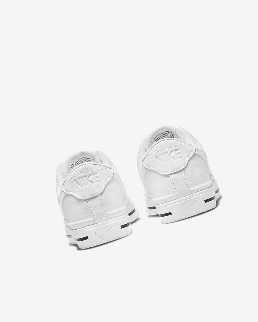 White / Black / White Nike Court Legacy Next Nature Women's Sneakers | CA_4943