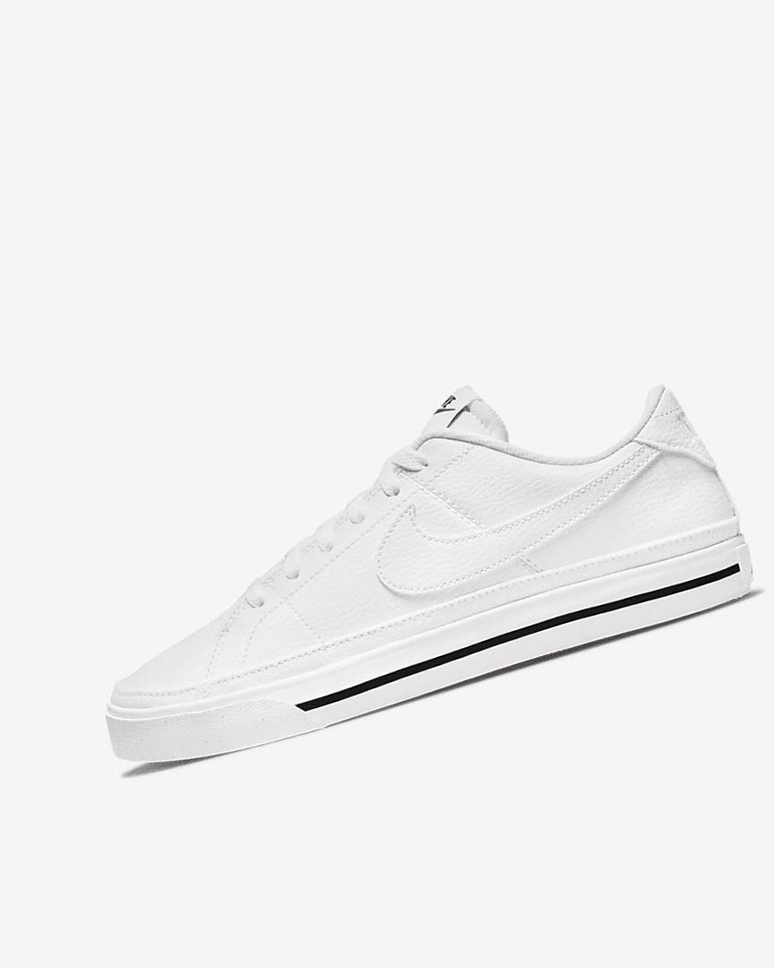 White / Black / White Nike Court Legacy Next Nature Women\'s Sneakers | CA_4943