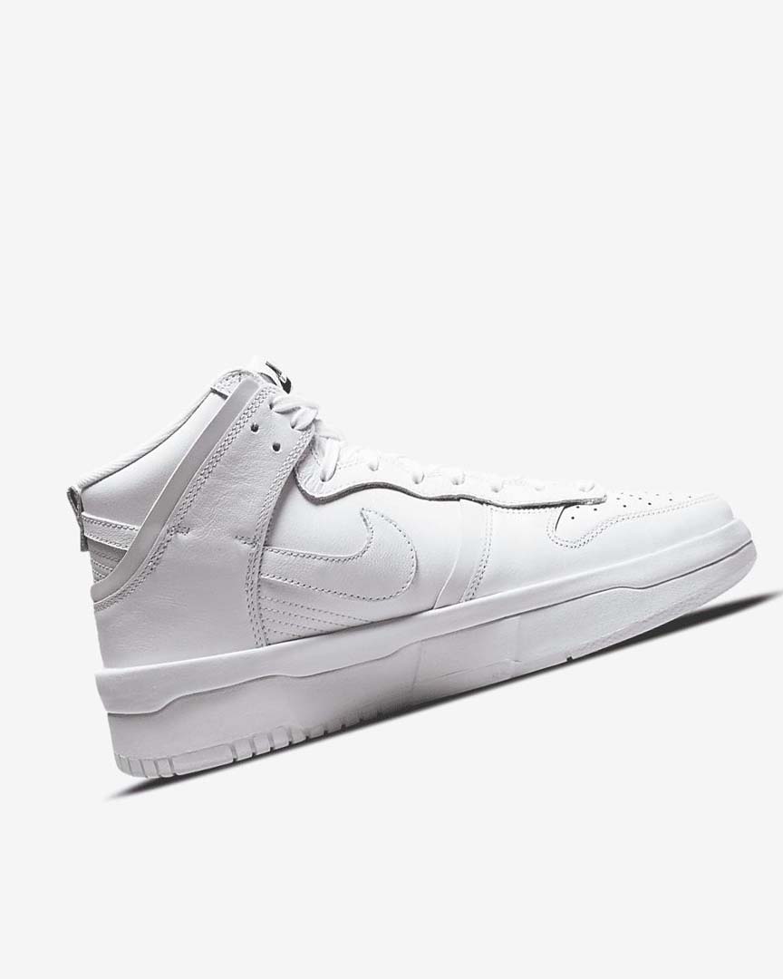 White / Black / White Nike Dunk High Up Women's Sneakers | CA_2976