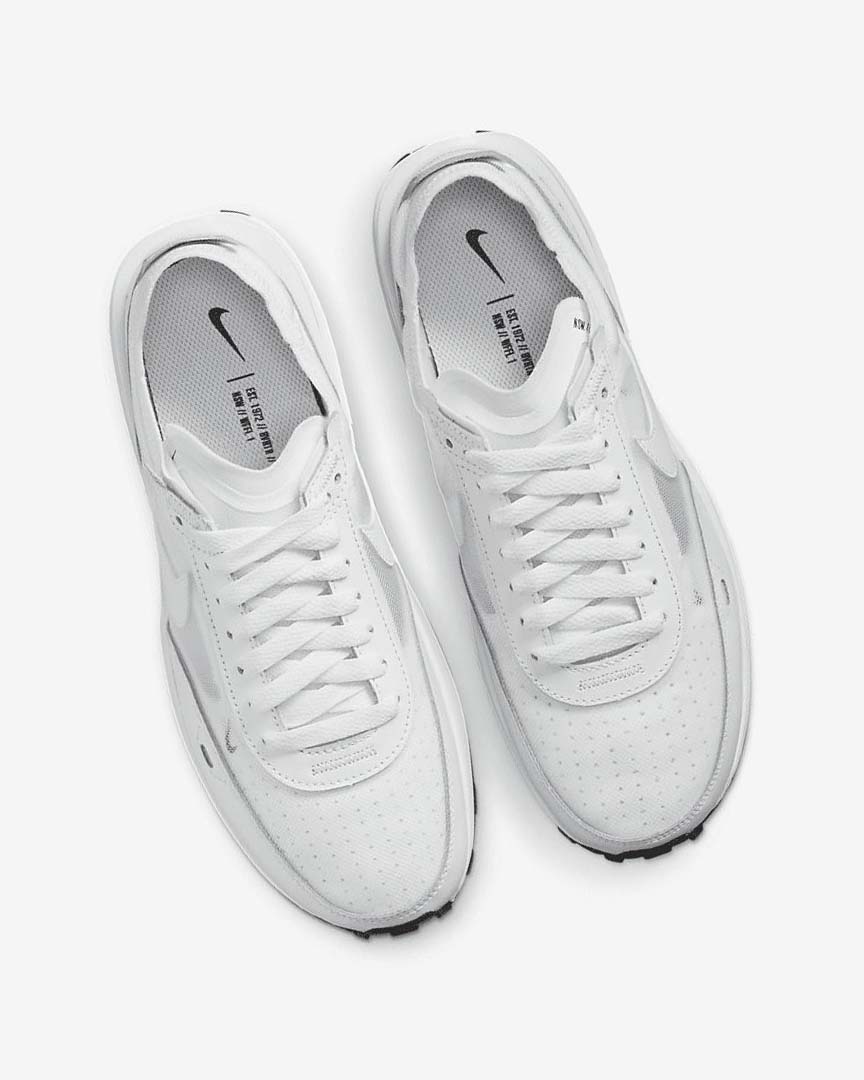 White / Black / White Nike Waffle One Women's Sneakers | CA_4958