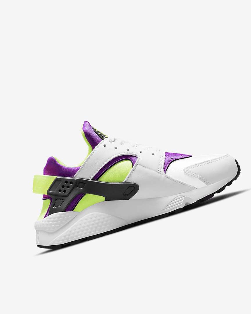 White / Black / Yellow Nike Air Huarache Women's Sneakers | CA_5387