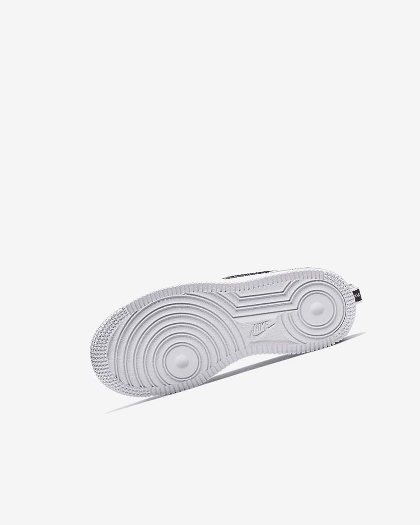 White / Black / Yellow / White Nike Force 1 LV8 Utility Girls' Shoes | CA_2912