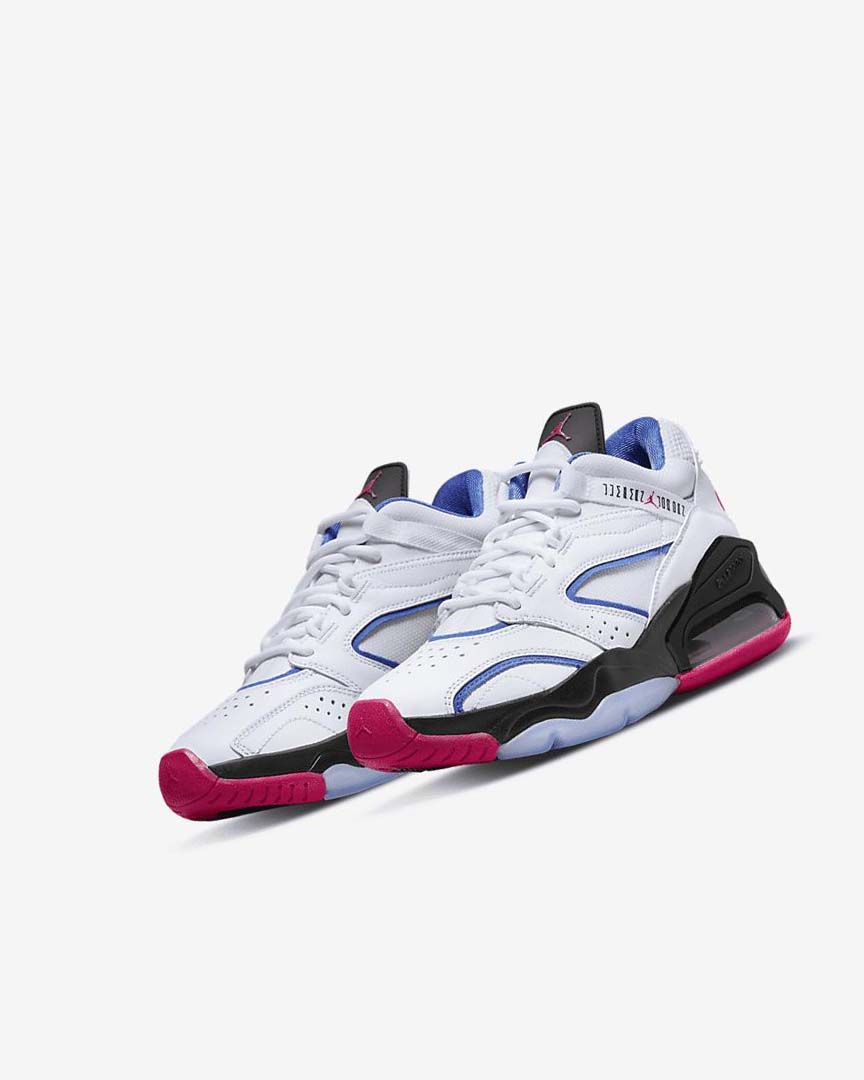 White / Blue / Black / Pink Nike Jordan Point Lane Boys' Basketball Shoes | CA_3162