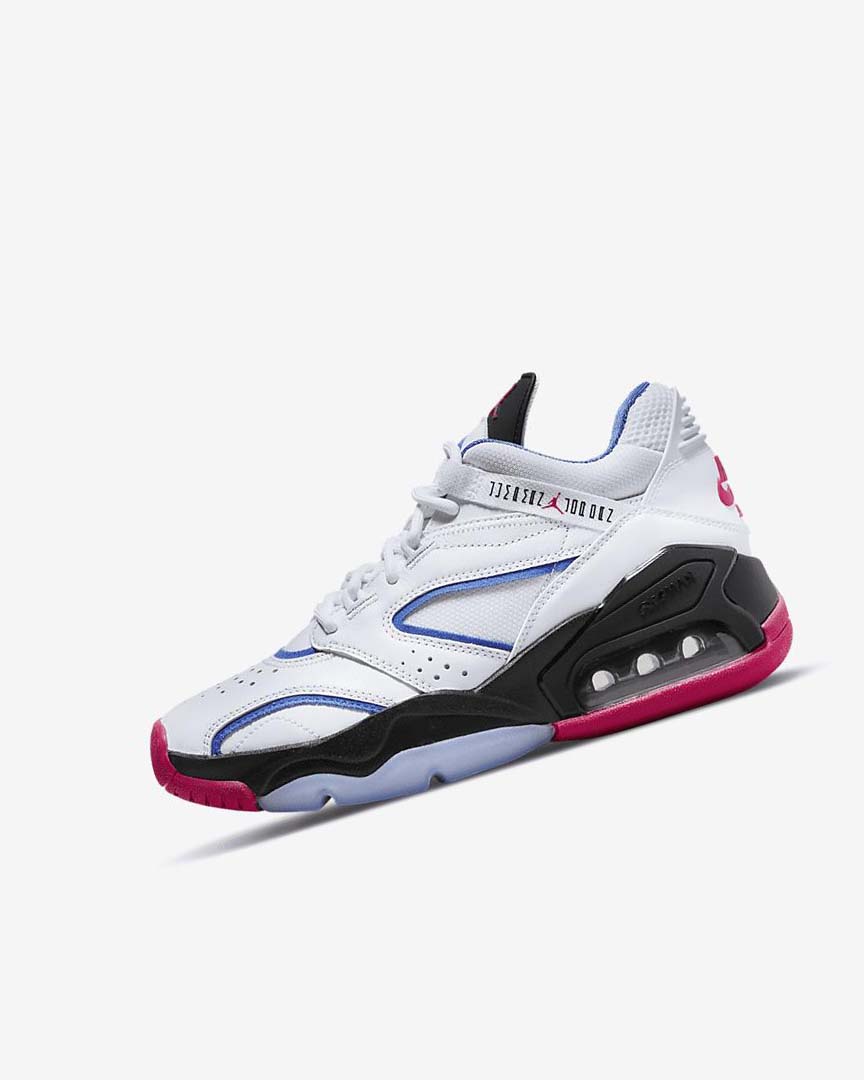 White / Blue / Black / Pink Nike Jordan Point Lane Boys\' Basketball Shoes | CA_3162