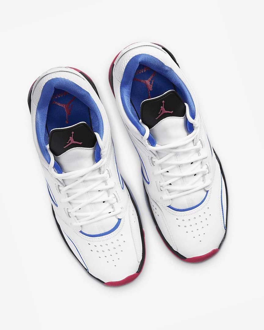 White / Blue / Black / Pink Nike Jordan Point Lane Men's Basketball Shoes | CA_5600